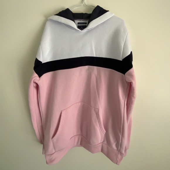 Multicolor Fleece Hoodie by Pacific Blue